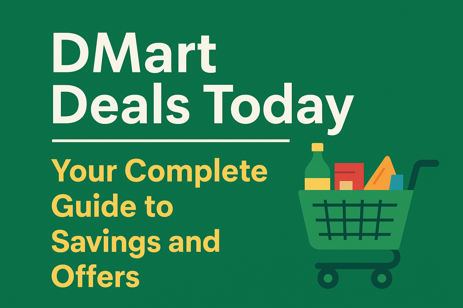 DMart Deals Today: Your Complete Guide to Savings and Offers